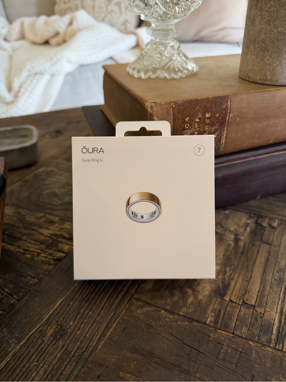 Oura Ring 4 Gold Smart Ring Size 7